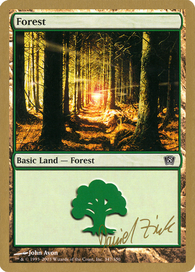 Forest (dz347) (Daniel Zink) [World Championship Decks 2003] | Dumpster Cat Games