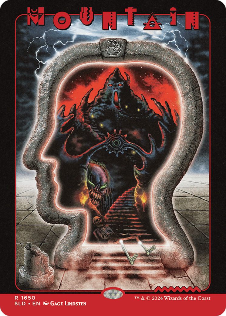 Mountain (1650) (Rainbow Foil) [Secret Lair Drop Series] | Dumpster Cat Games