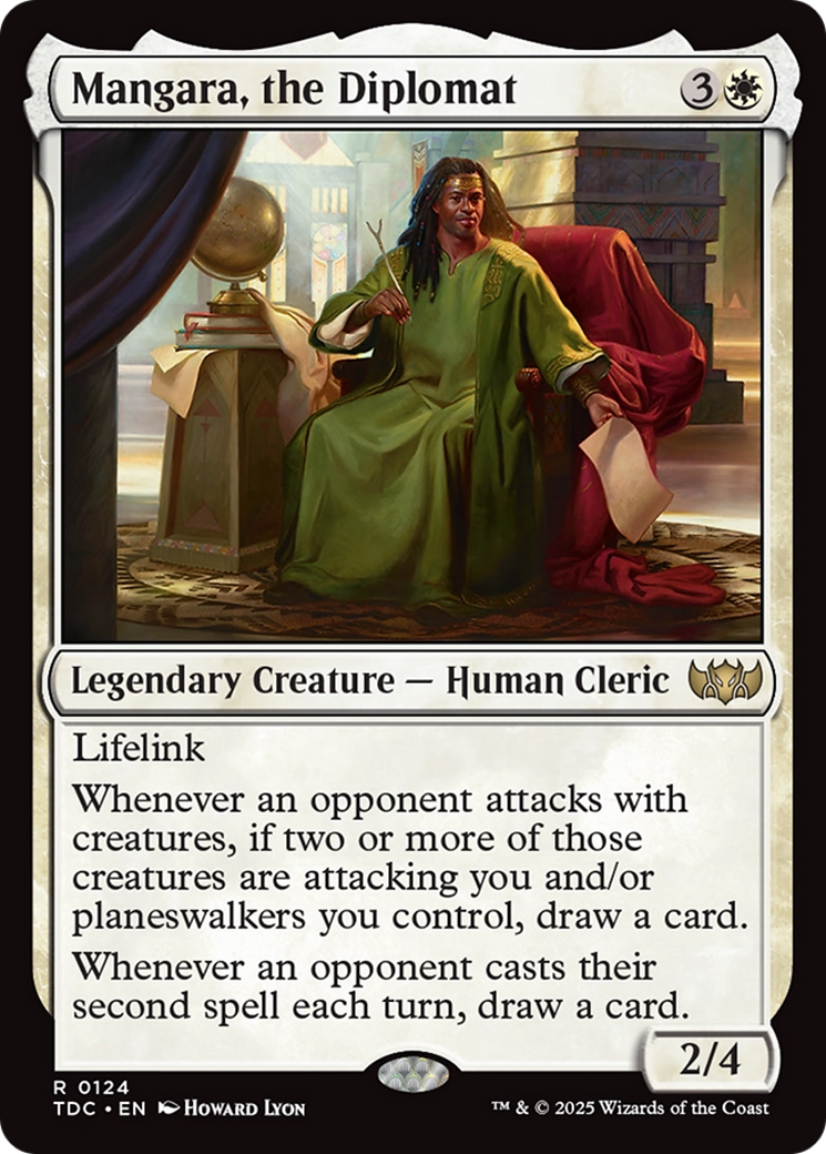 Mangara, the Diplomat [Tarkir: Dragonstorm Commander] | Dumpster Cat Games
