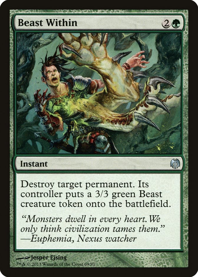 Beast Within [Duel Decks: Heroes vs. Monsters] | Dumpster Cat Games