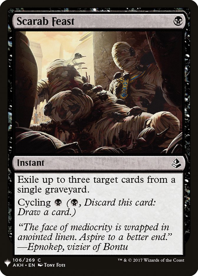 Scarab Feast [Mystery Booster] | Dumpster Cat Games