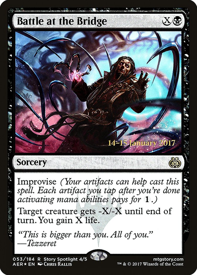 Battle at the Bridge [Aether Revolt Prerelease Promos] | Dumpster Cat Games