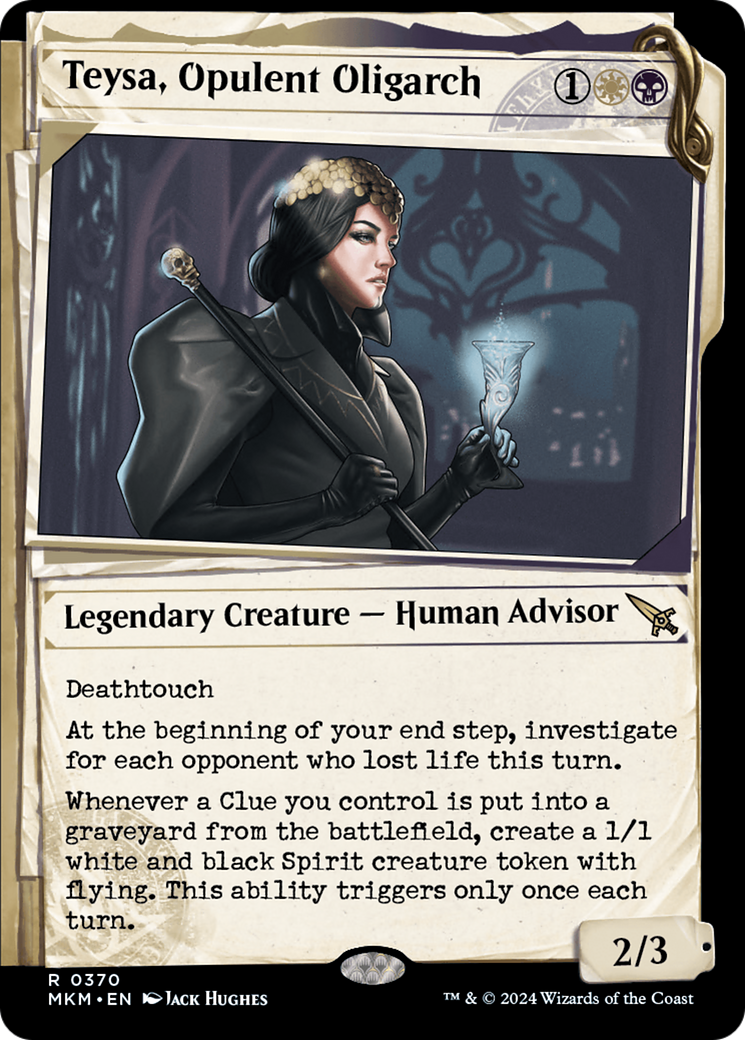 Teysa, Opulent Oligarch (Showcase) (0370) [Murders at Karlov Manor] | Dumpster Cat Games