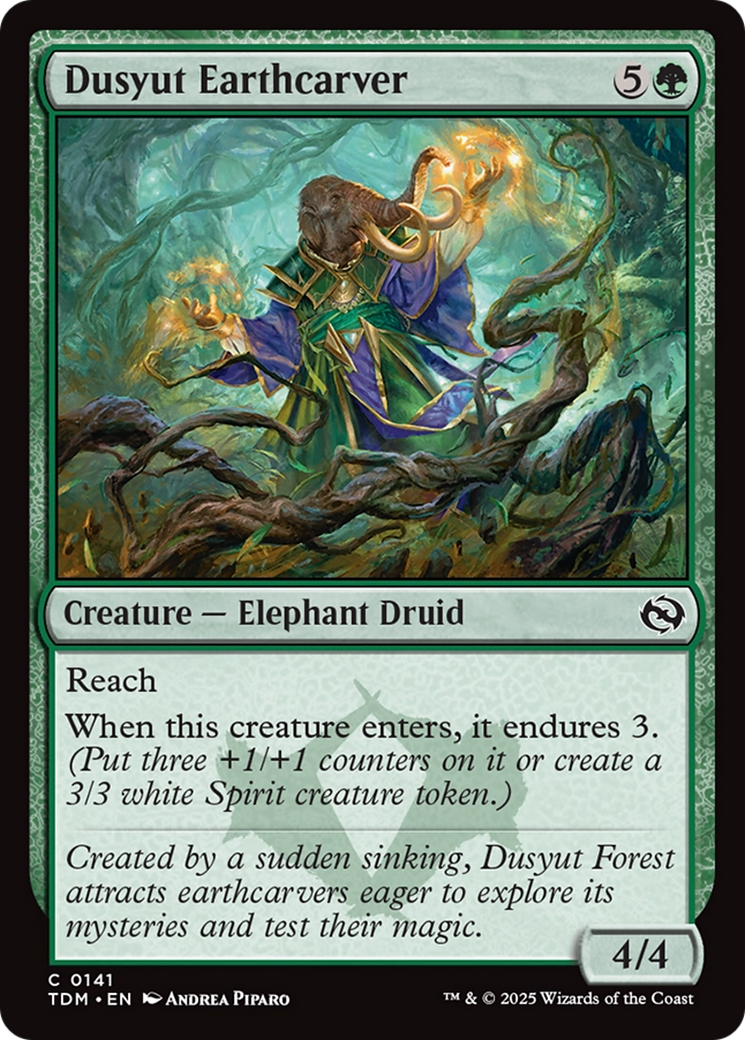 Dusyut Earthcarver [Tarkir: Dragonstorm] | Dumpster Cat Games