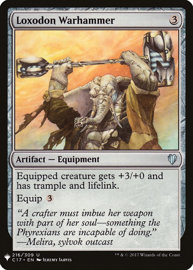 Loxodon Warhammer [Mystery Booster] | Dumpster Cat Games