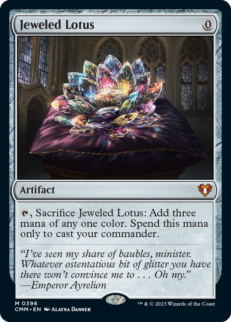 Jeweled Lotus [Commander Masters] | Dumpster Cat Games