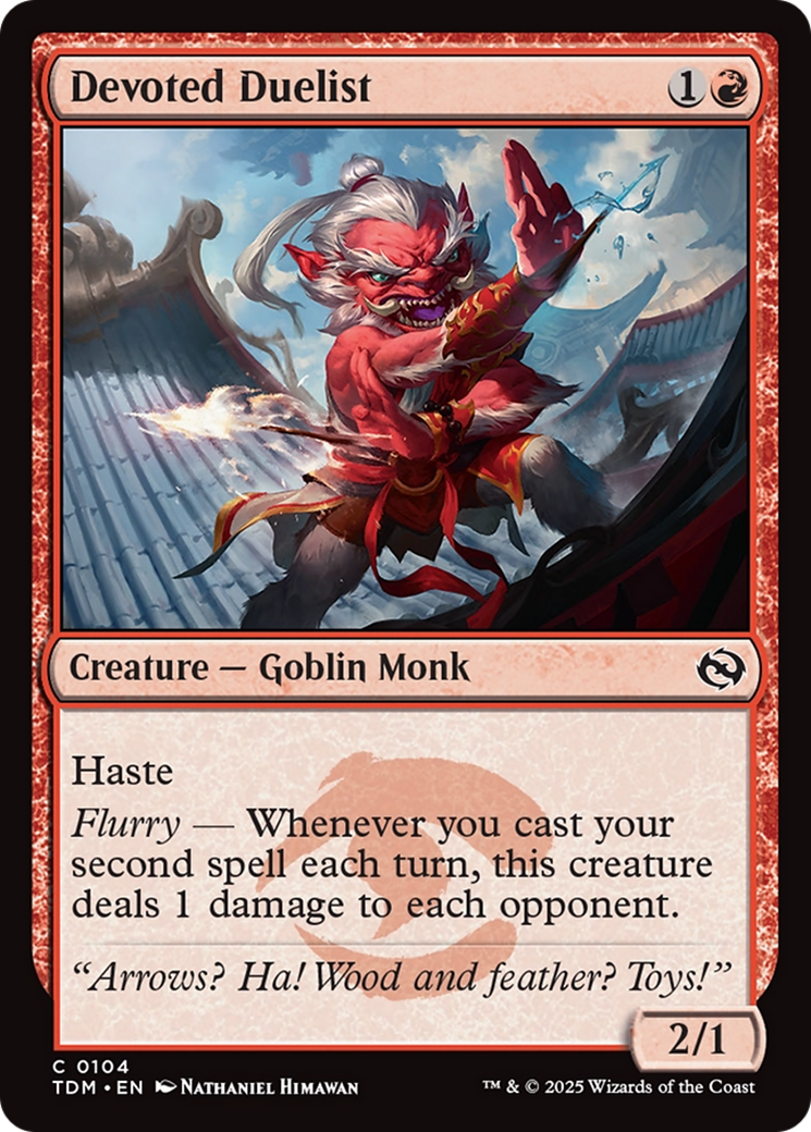 Devoted Duelist [Tarkir: Dragonstorm] | Dumpster Cat Games