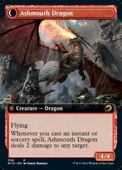 Smoldering Egg // Ashmouth Dragon (Extended Art) [Innistrad: Midnight Hunt] | Dumpster Cat Games