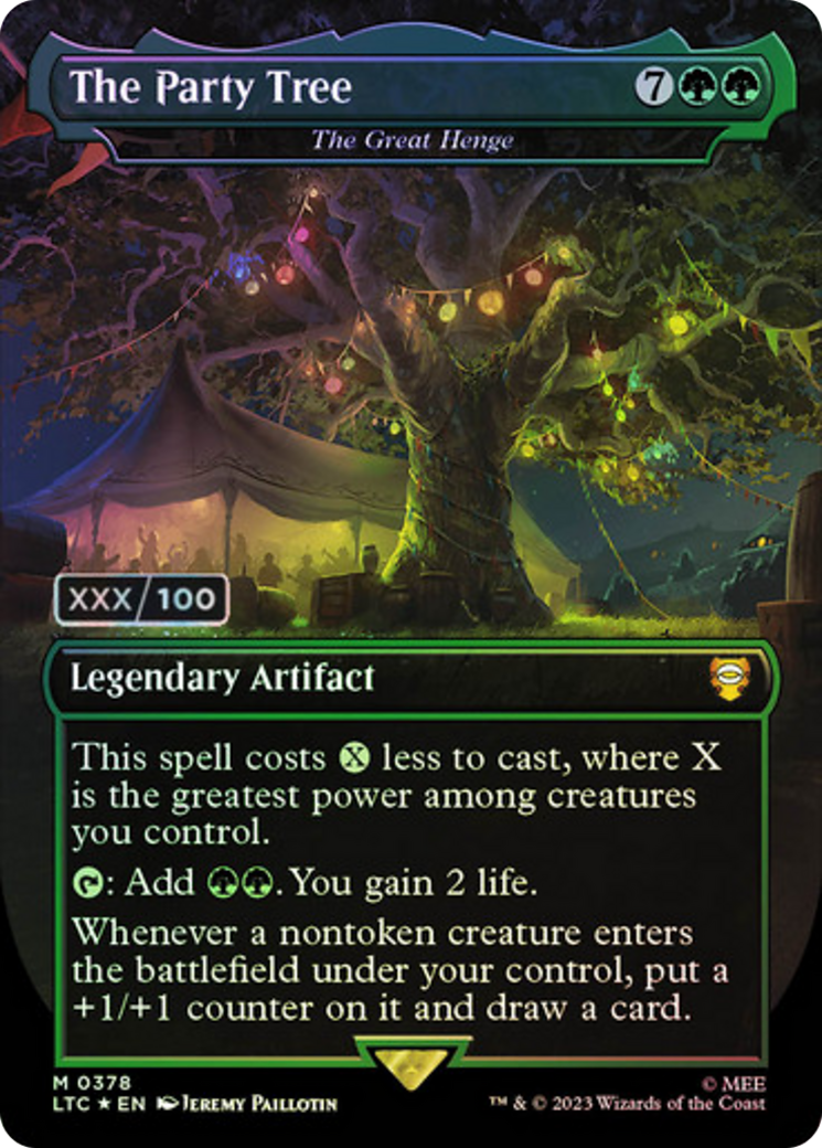The Party Tree - The Great Henge (Serialized) [The Lord of the Rings: Tales of Middle-Earth Commander] | Dumpster Cat Games
