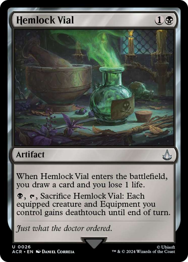 Hemlock Vial [Assassin's Creed] | Dumpster Cat Games