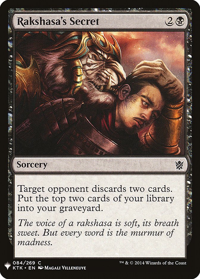 Rakshasa's Secret [Mystery Booster] | Dumpster Cat Games