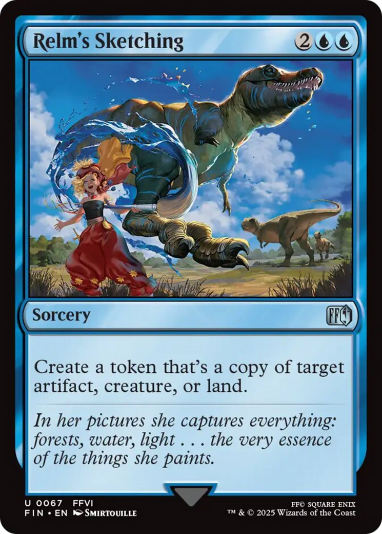 Relm's Sketching [FINAL FANTASY] | Dumpster Cat Games