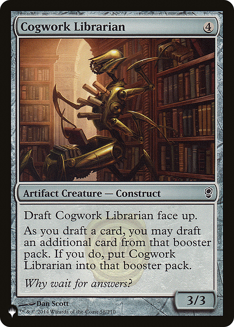 Cogwork Librarian [The List] | Dumpster Cat Games