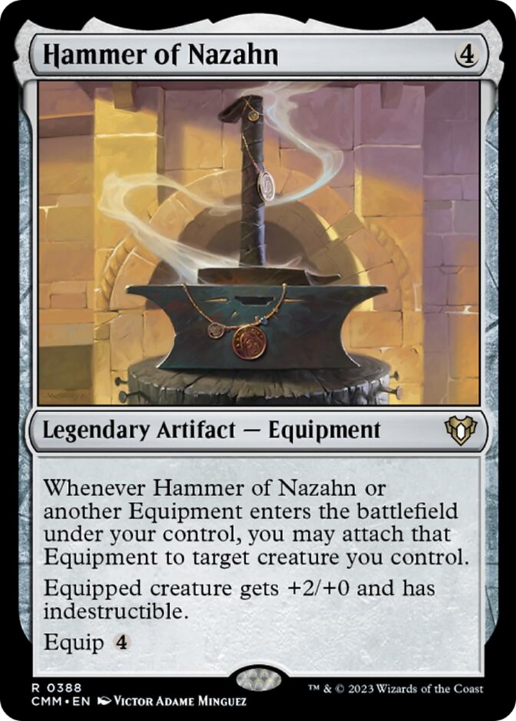 Hammer of Nazahn [Commander Masters] | Dumpster Cat Games