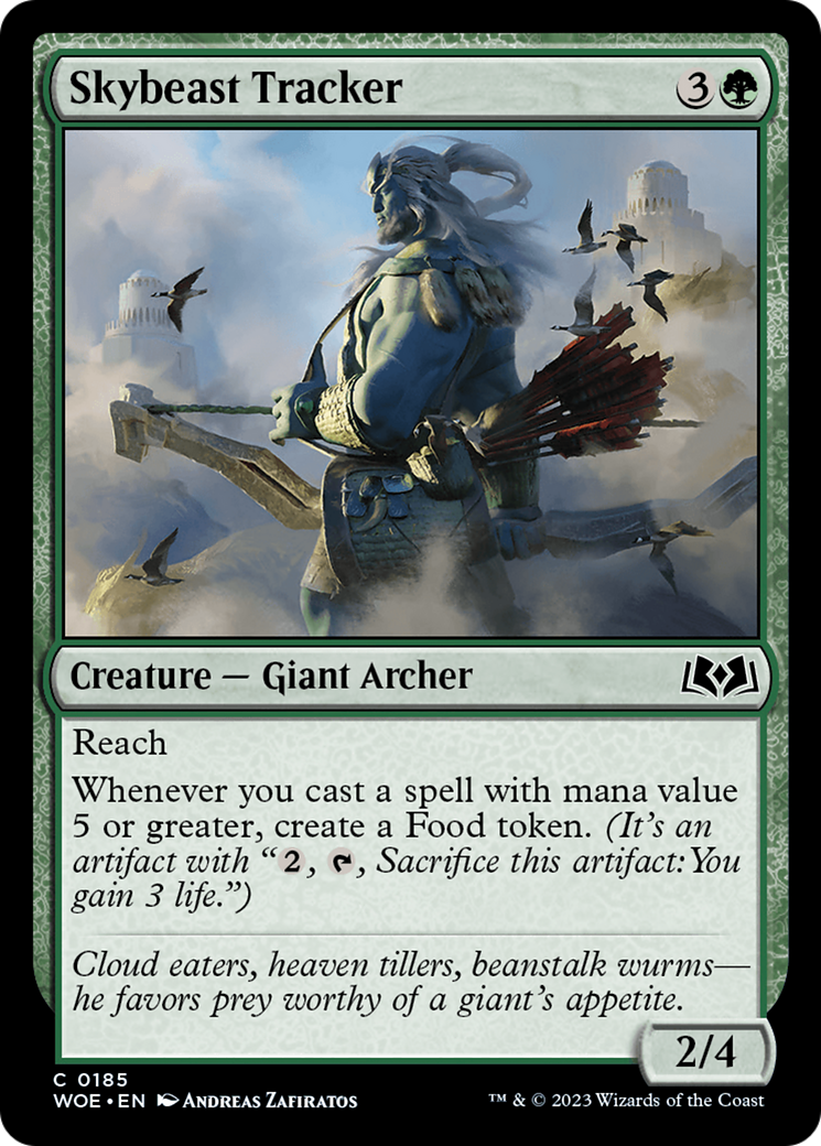 Skybeast Tracker [Wilds of Eldraine] | Dumpster Cat Games