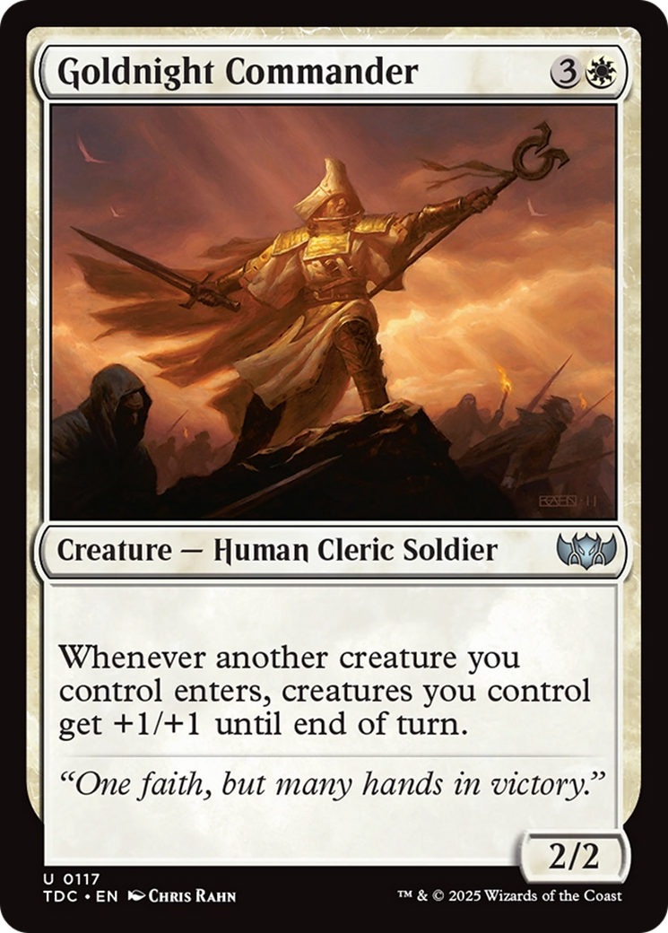 Goldnight Commander [Tarkir: Dragonstorm Commander] | Dumpster Cat Games