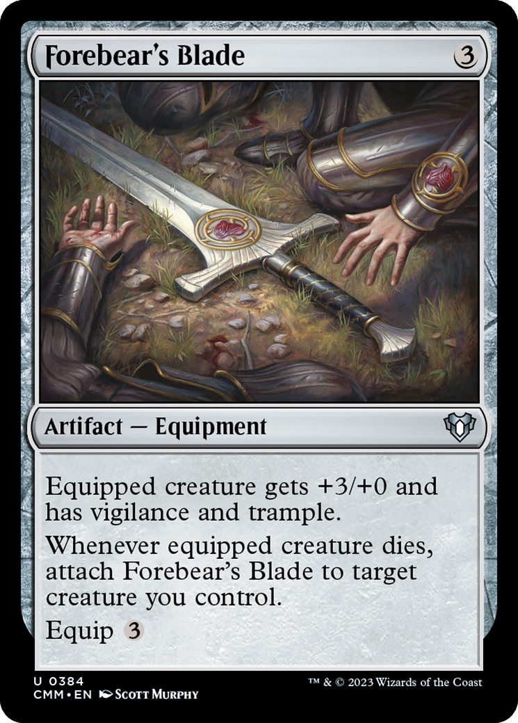Forebear's Blade [Commander Masters] | Dumpster Cat Games