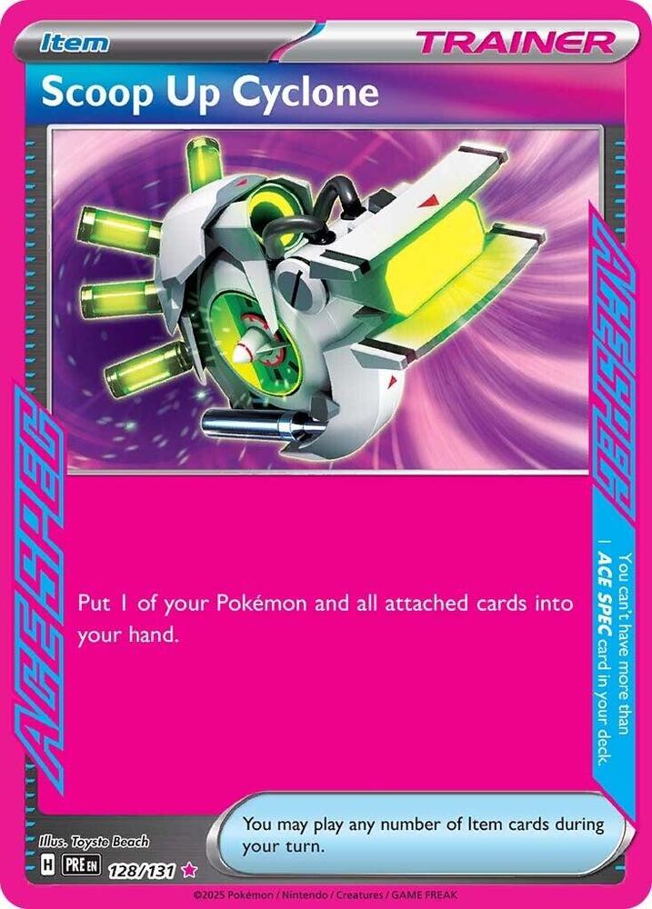 Scoop Up Cyclone (128/131) [Scarlet & Violet: Prismatic Evolutions] | Dumpster Cat Games