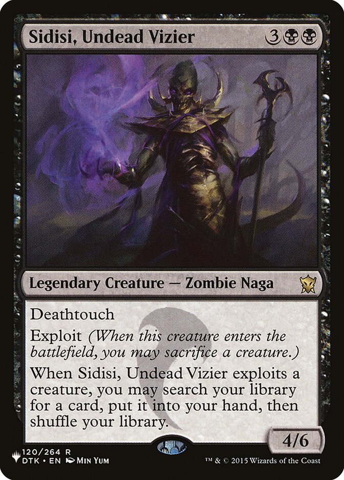 Sidisi, Undead Vizier [The List] | Dumpster Cat Games