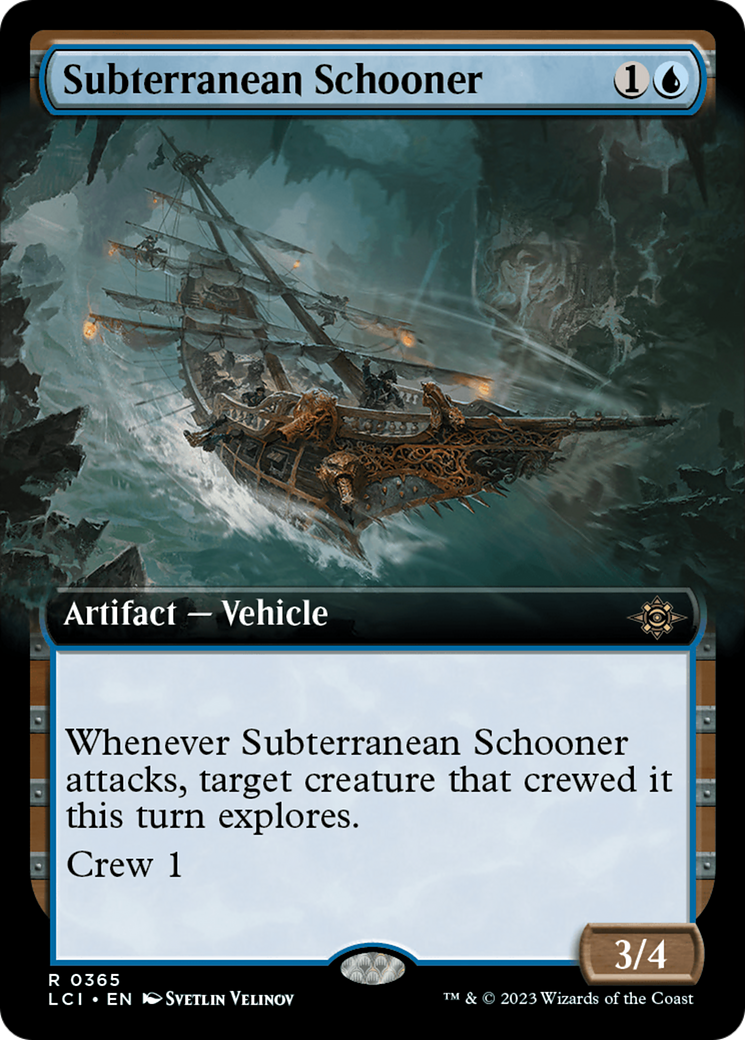 Subterranean Schooner (Extended Art) [The Lost Caverns of Ixalan] | Dumpster Cat Games
