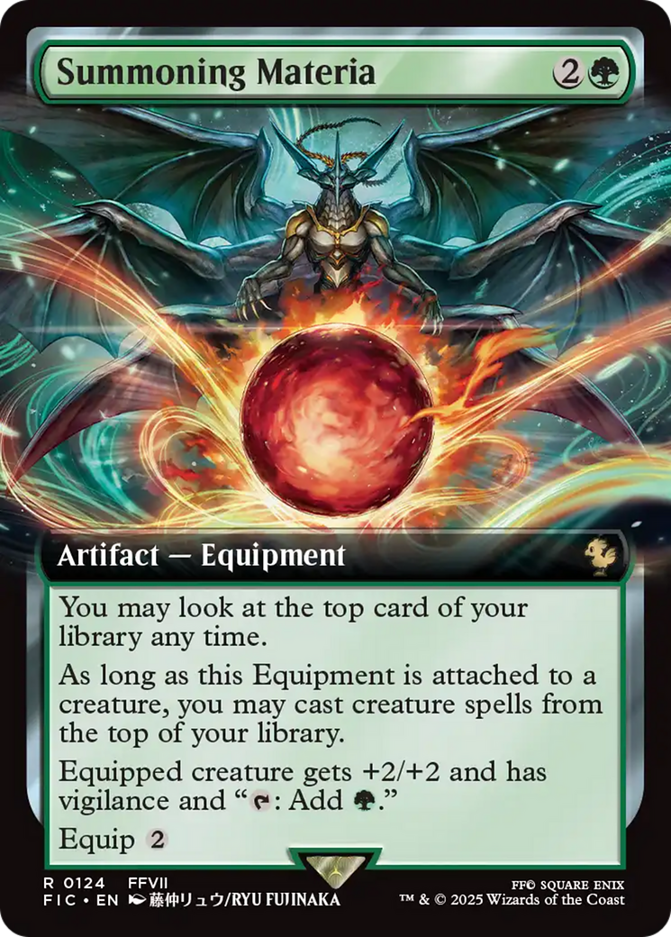 Summoning Materia (Extended Art) [FINAL FANTASY Commander] | Dumpster Cat Games