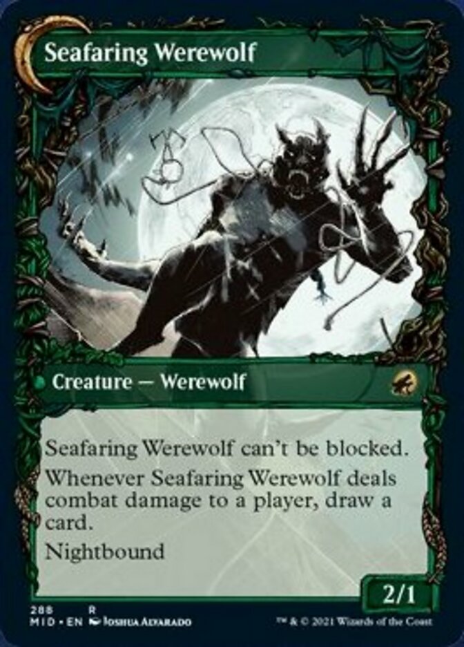 Suspicious Stowaway // Seafaring Werewolf (Showcase Equinox) [Innistrad: Midnight Hunt] | Dumpster Cat Games
