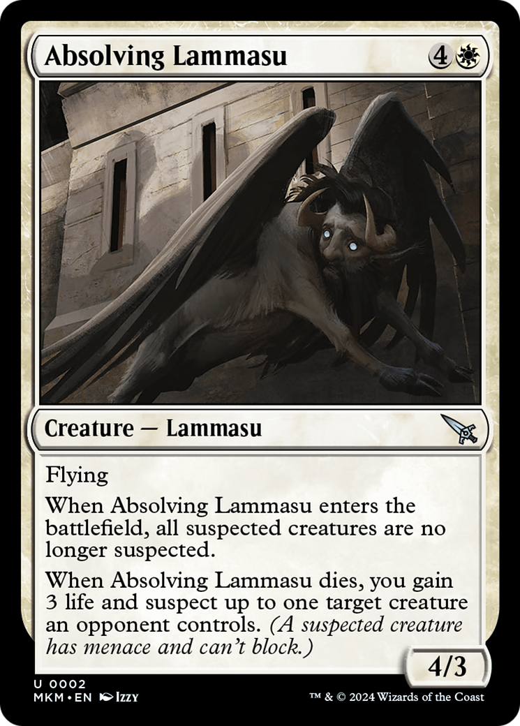 Absolving Lammasu [Murders at Karlov Manor] | Dumpster Cat Games