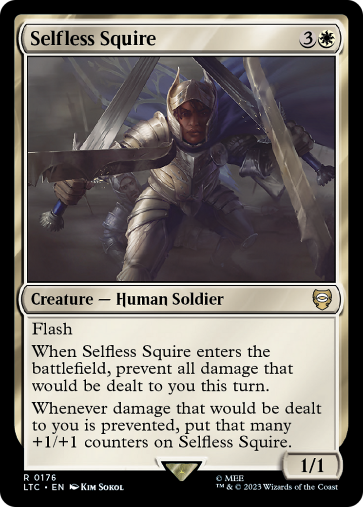 Selfless Squire [The Lord of the Rings: Tales of Middle-Earth Commander] | Dumpster Cat Games