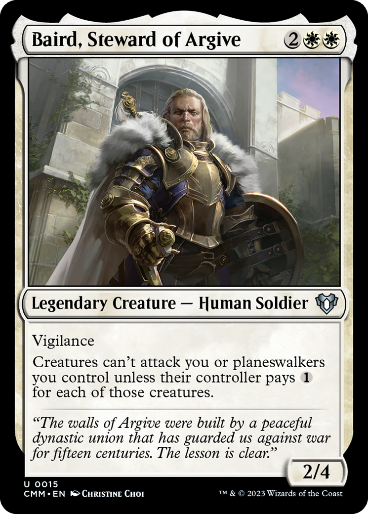 Baird, Steward of Argive [Commander Masters] | Dumpster Cat Games
