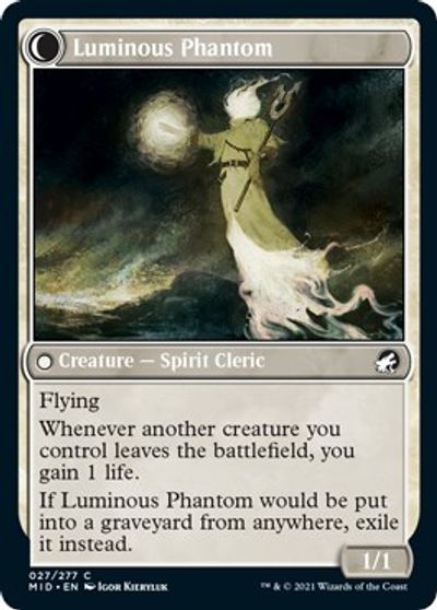 Lunarch Veteran // Luminous Phantom [Innistrad: Midnight Hunt] | Dumpster Cat Games
