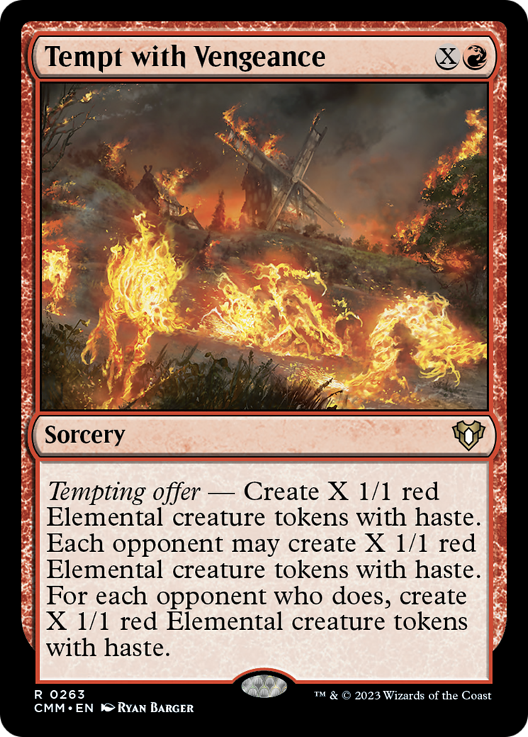 Tempt with Vengeance [Commander Masters] | Dumpster Cat Games