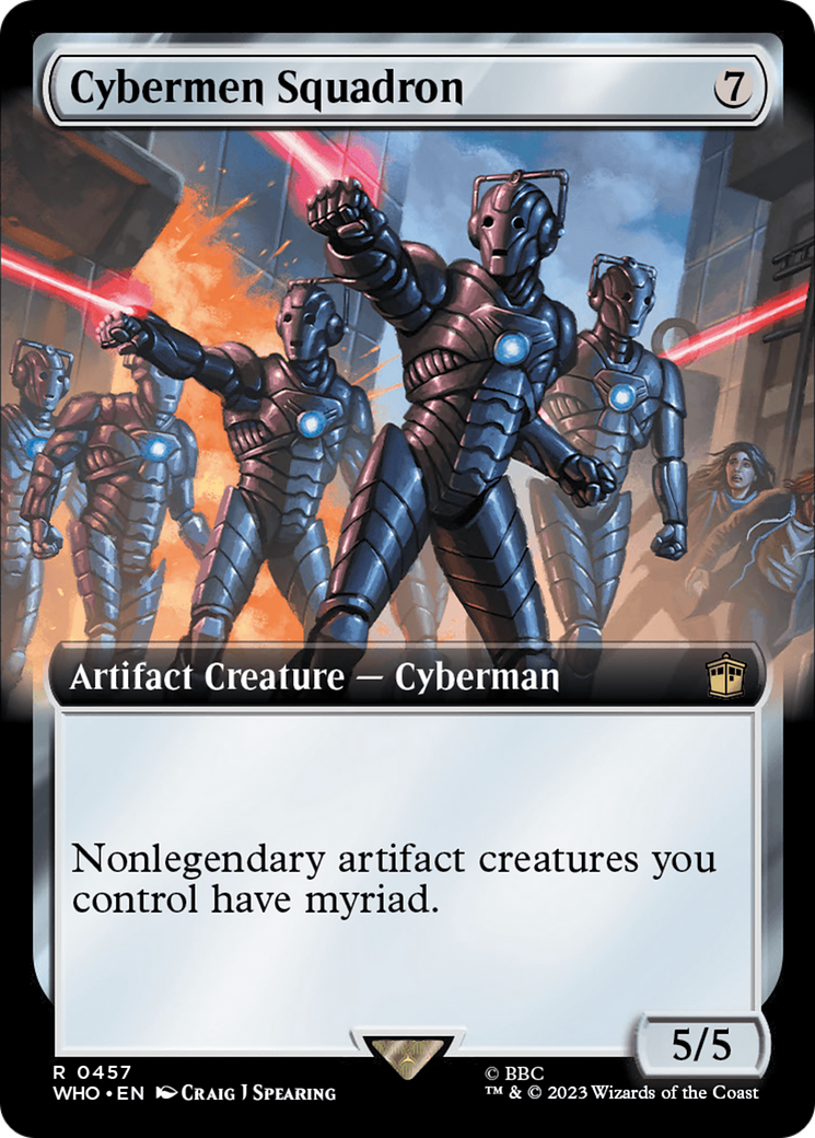 Cybermen Squadron (Extended Art) [Doctor Who] | Dumpster Cat Games