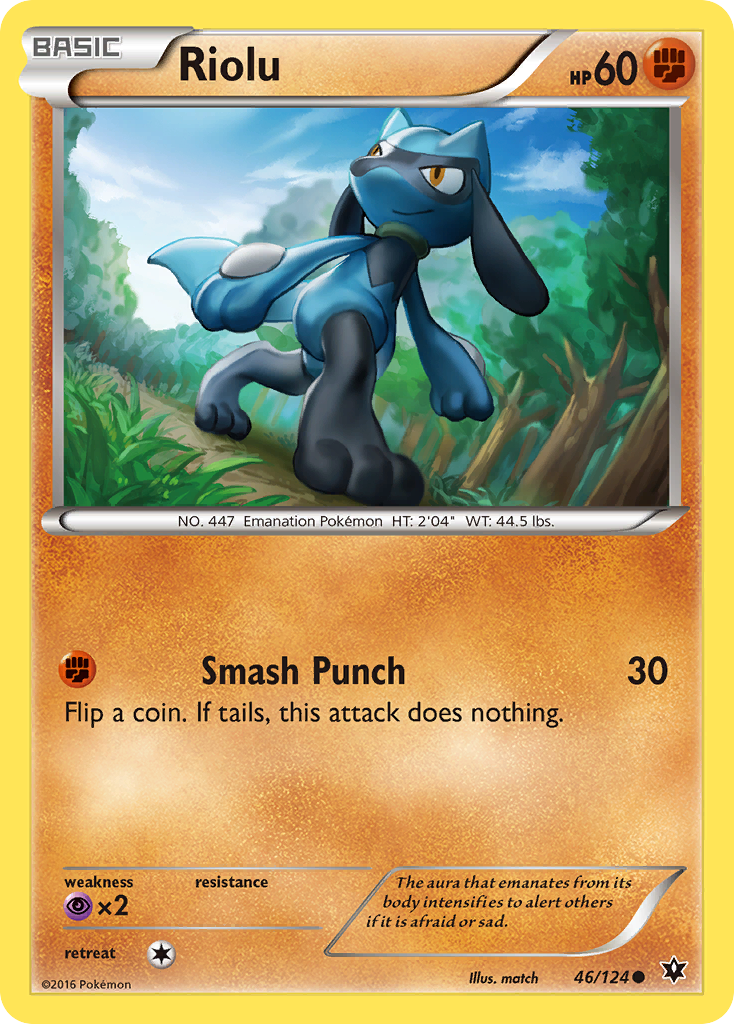Riolu (46/124) [XY: Fates Collide] | Dumpster Cat Games