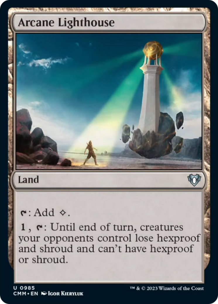 Arcane Lighthouse [Commander Masters] | Dumpster Cat Games