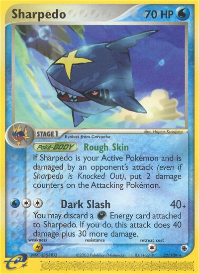 Sharpedo (22/109) [EX: Ruby & Sapphire] | Dumpster Cat Games