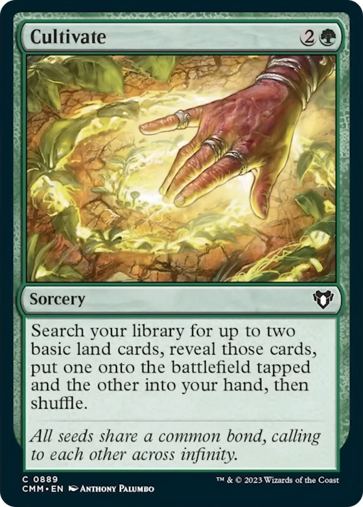 Cultivate [Commander Masters] | Dumpster Cat Games