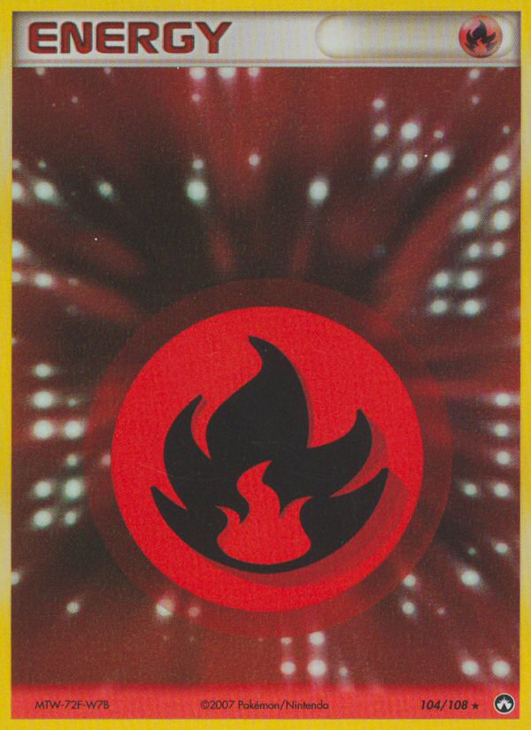 Fire Energy (104/108) [EX: Power Keepers] | Dumpster Cat Games