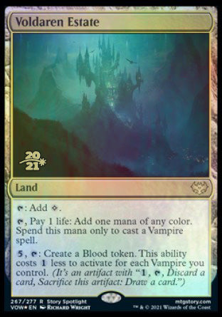 Voldaren Estate [Innistrad: Crimson Vow Prerelease Promos] | Dumpster Cat Games