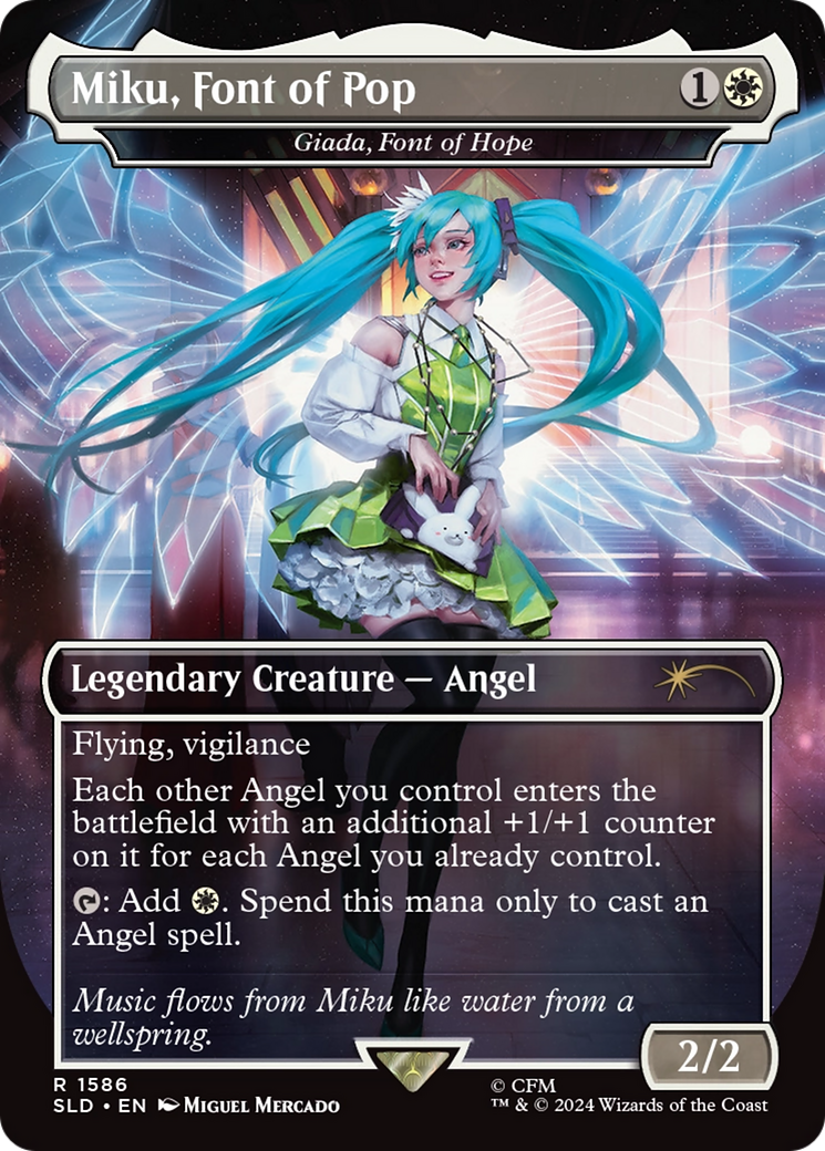 Miku, Font of Pop - Giada, Font of Hope [Secret Lair Drop Series] | Dumpster Cat Games