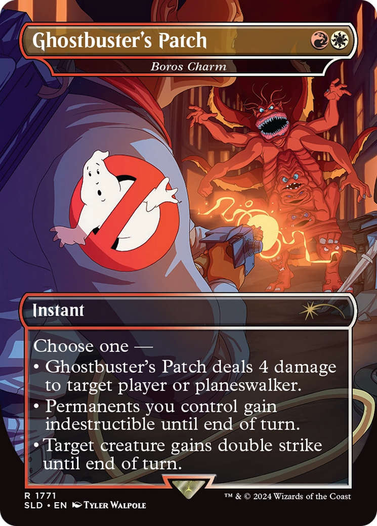Ghostbuster's Patch - Boros Charm [Secret Lair Drop Series] | Dumpster Cat Games