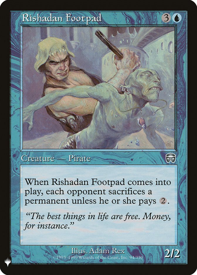 Rishadan Footpad [Mystery Booster] | Dumpster Cat Games