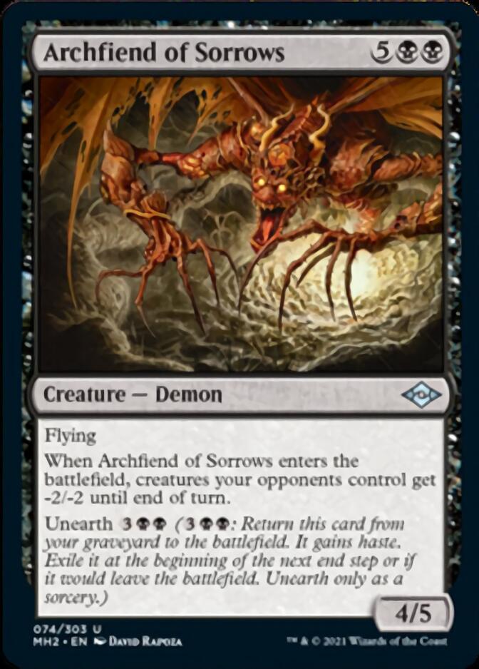 Archfiend of Sorrows [Modern Horizons 2] | Dumpster Cat Games