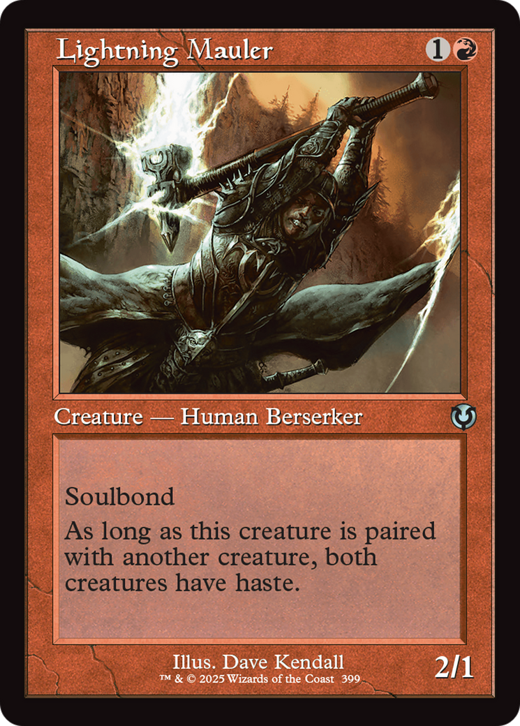 Lightning Mauler (Retro Frame) [Innistrad Remastered] | Dumpster Cat Games