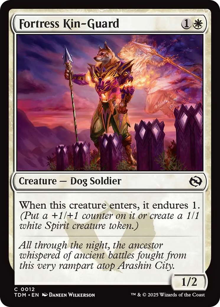 Fortress Kin-Guard [Tarkir: Dragonstorm] | Dumpster Cat Games