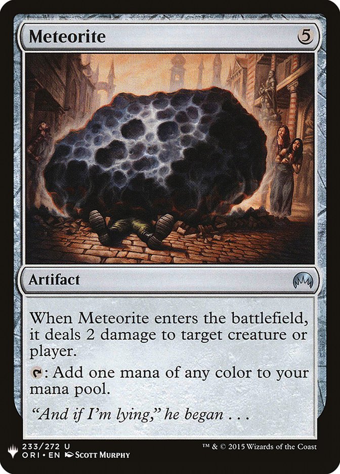 Meteorite [Mystery Booster] | Dumpster Cat Games