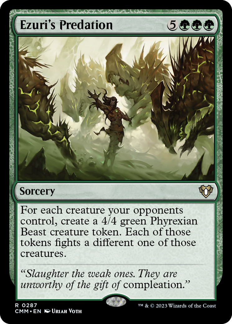 Ezuri's Predation [Commander Masters] | Dumpster Cat Games
