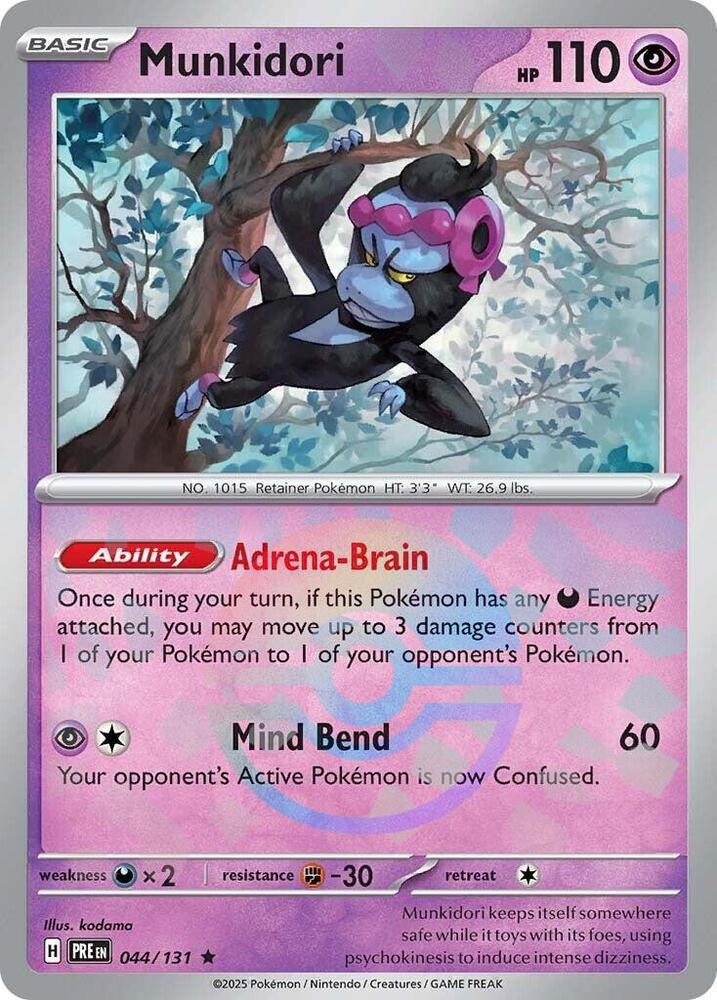 Munkidori (044/131) (Poke Ball Pattern) [Scarlet & Violet: Prismatic Evolutions] | Dumpster Cat Games