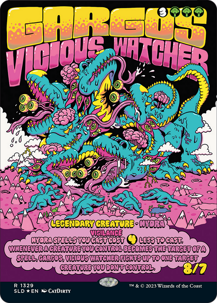 Gargos, Vicious Watcher [Secret Lair Drop Series] | Dumpster Cat Games
