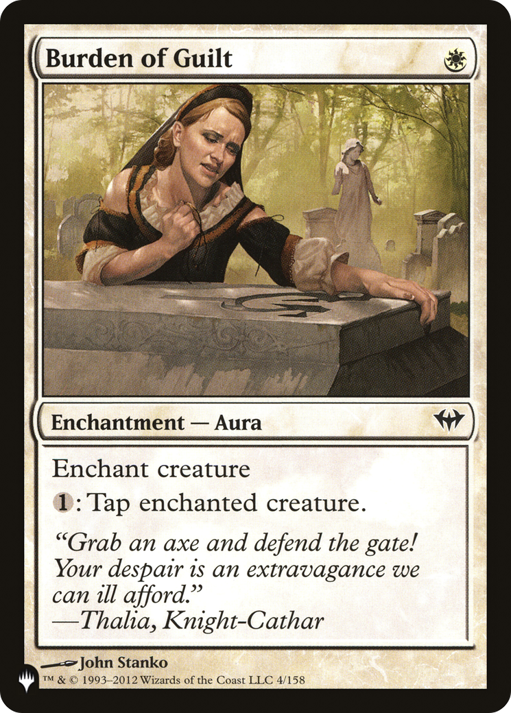 Burden of Guilt [The List] | Dumpster Cat Games