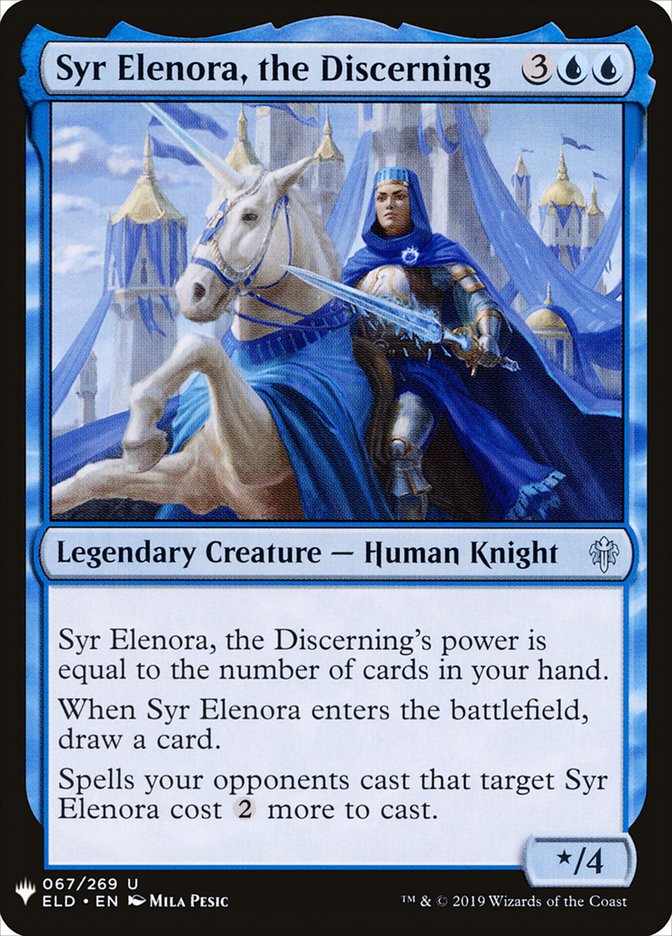 Syr Elenora, the Discerning [Mystery Booster] | Dumpster Cat Games